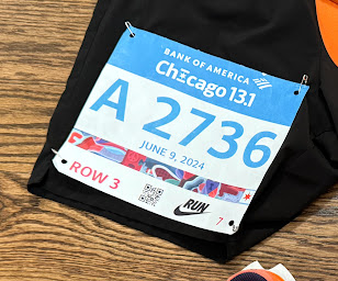 Chicago 13.1 Race Bib