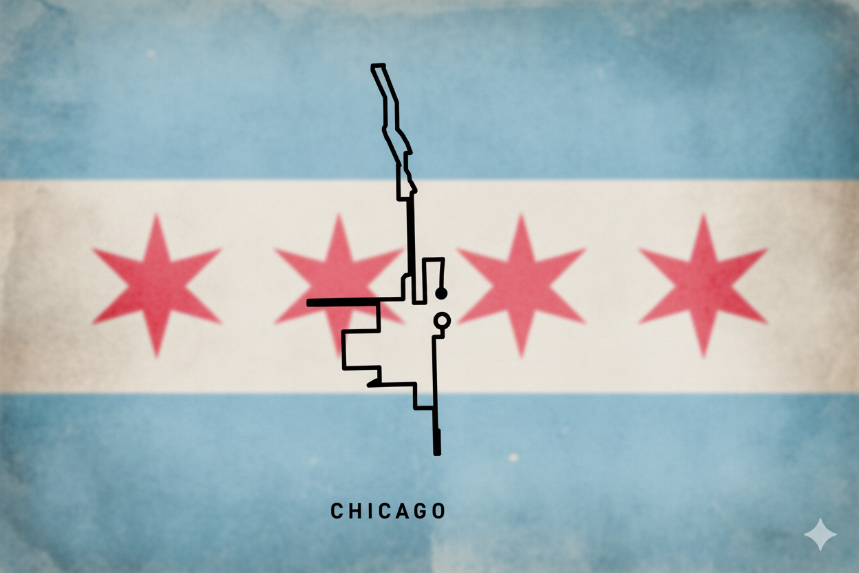 Chicago Marathon Course Map