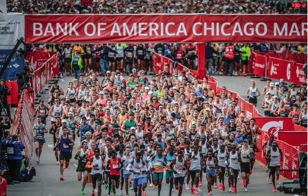 Marathon Spectators Cheering